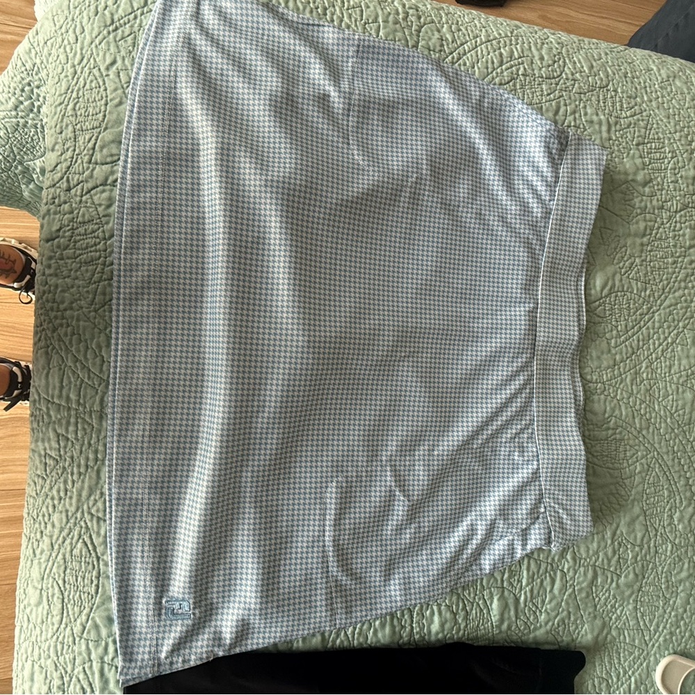 FootJoy Blue and White Checkered skirt golf